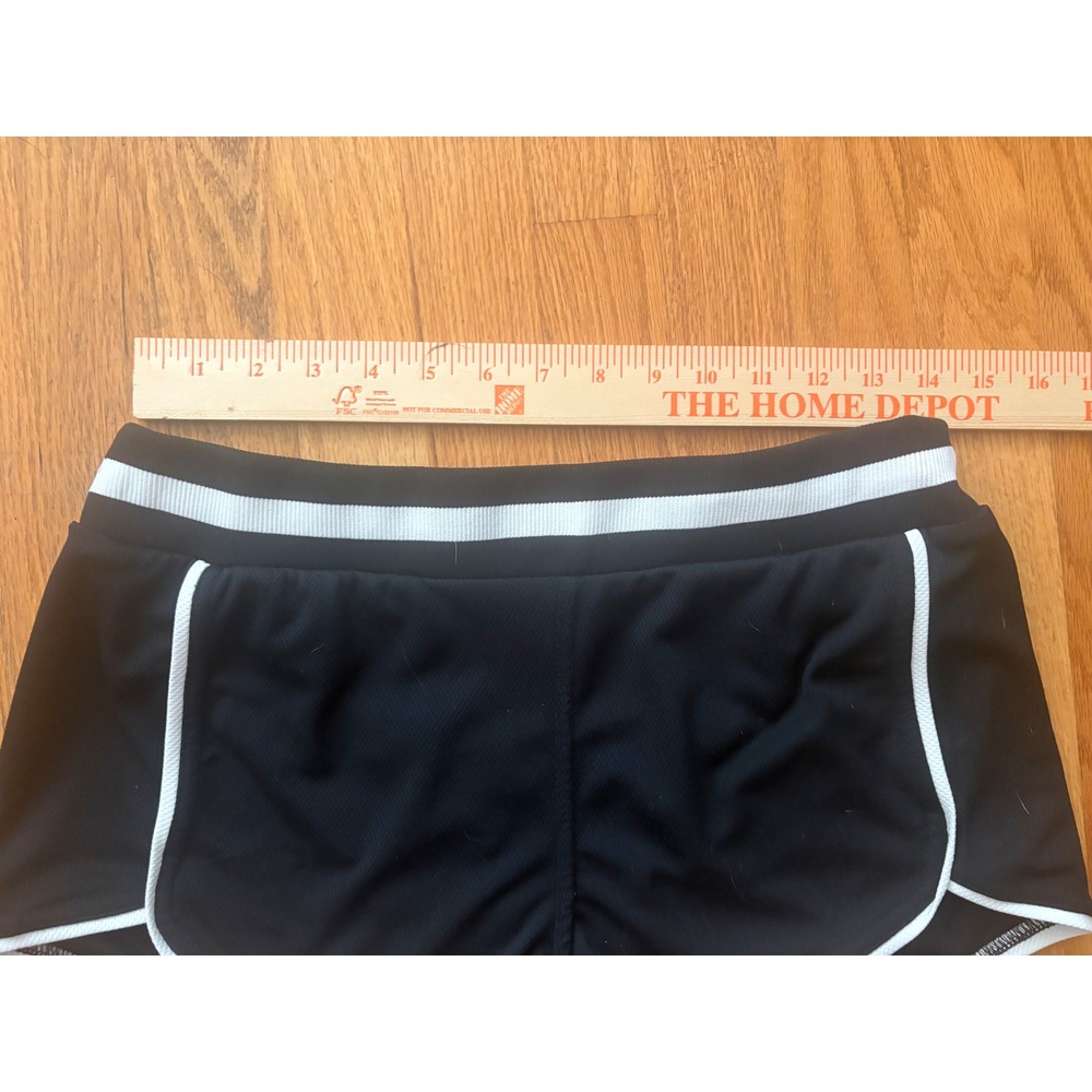 Free People FP Movement Practice Run Shorts Black White Contrast Trim Size M - Picture 5 of 5